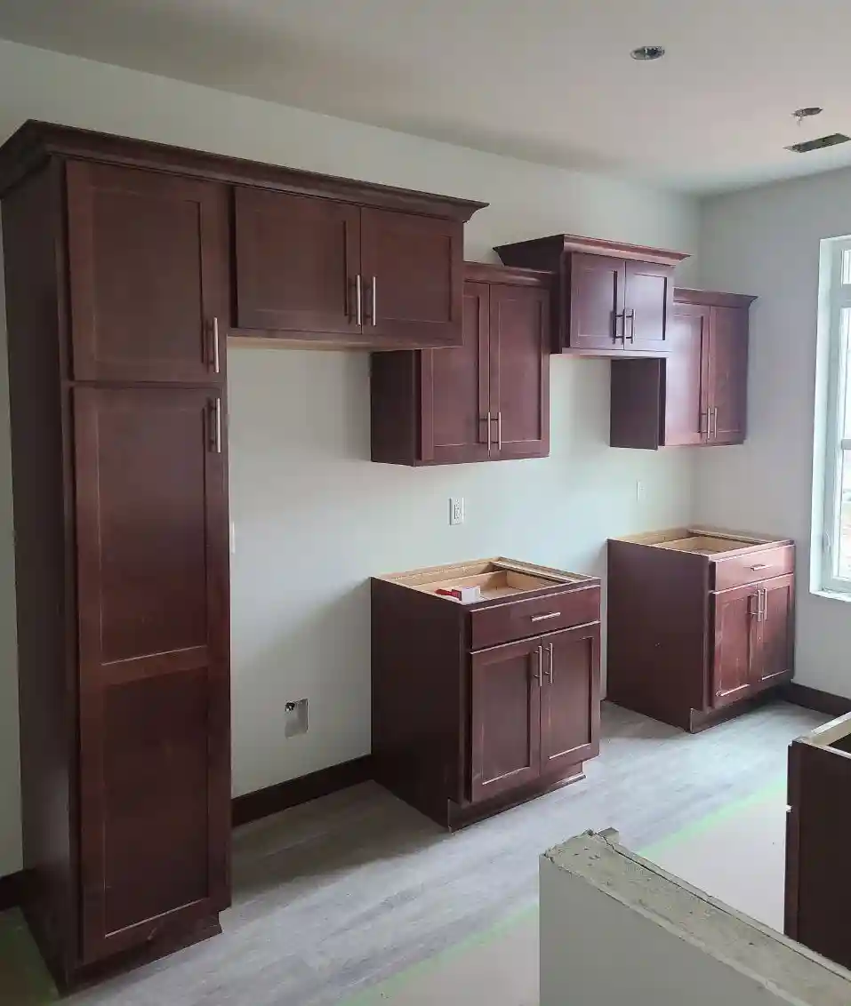 Cabinet Installation work example 4