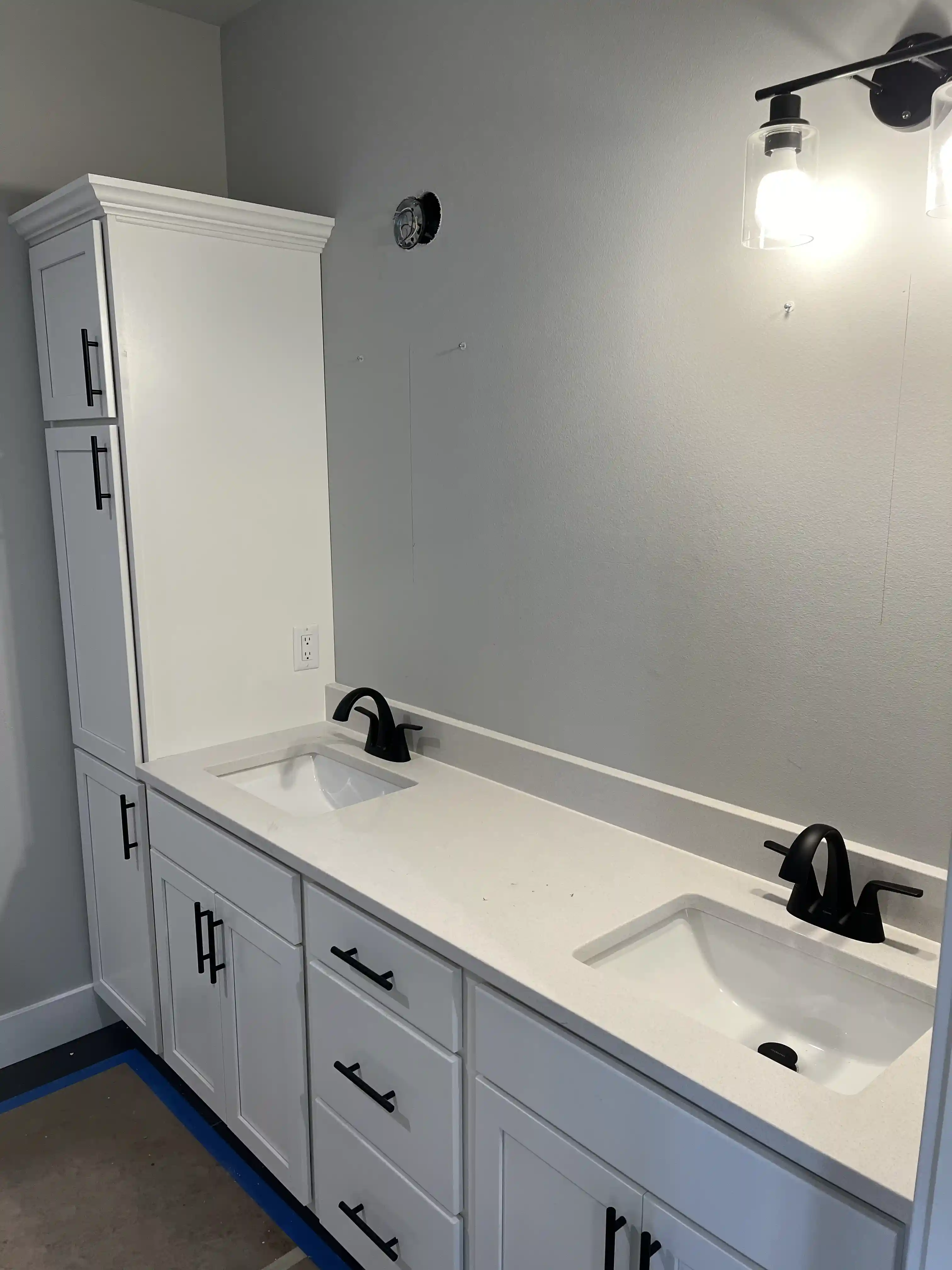 Cabinet Installation work example 3